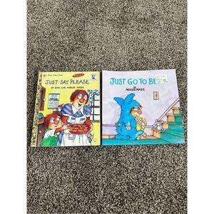 Set of 2 Mercer Mayer books- Just say Please and Just go to Bed